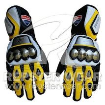 Ducati Motorbike Biker Racing Ducati Leather Gloves In All Sizes - £54.81 GBP+