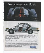 1979 Honda Prelude Print Ad Automobile Car 8.5&quot; x 11&quot; - €17,34 EUR