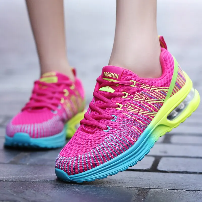 Women Shoes Running Shoes For Women Outdoor Elastic Jogging Sneakers Air Cushion - £58.76 GBP