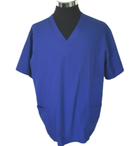 MM Scrubs Women&#39;s Size X-Large  Top Blue Medical Dental Veterinary Techs - £11.99 GBP