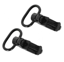 2 PCs QD Sling Swivel Attachments 45 Degree Low Profile Picatinny Rail M... - £10.27 GBP