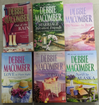 Debbie Macomber Out of the Rain Marriage Between Friends North To Alaska x6 - £13.15 GBP