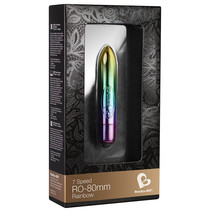 Rocks-Off RO-80mm 7 Speed Bullet-Rainbow - $18.00