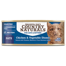 Grandma Mae&#39;s Country Naturals Pate Dinner Canned Cat Food Chicken &amp; Vegetables - £60.89 GBP