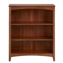 Mission Craftsman Shaker 3 Shelf 36&quot; Solid Wood Bookcase - £278.97 GBP