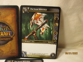2007 World of Warcraft TCG Dark Portal card #272/319: Fel Iron Hatchet - £1.18 GBP