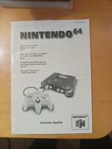 Nintendo 64 Instruction Booklet for Console N64 System Manual NUS-S-HB-USA-5 - £6.89 GBP