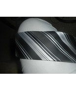 VENETTO COLECTION Diagonal Design Black and Silver Color Beautiful Desig... - £15.95 GBP