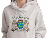 McGovern Irish Coat of Arms Ash Hooded Sweat shirt - $35.28+