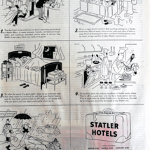 1947 Statler Hotel Advertisement Boston Buffalo Cleveland Detroit St Lou... - $41.13 CAD