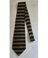 Vintage Patrick Francis Ireland Navy Blue &amp; Gold Silk Neck Tie Neck Tie - $350.81 MXN
