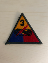 Army 3RD Armored Division Old Spearhead March Triangle Embroidered Patch - £23.17 GBP