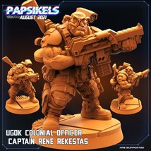3D Printed Papsikels Cyberpunk Sci-Fi Ugok Colonial Officer Rene Rekesta... - $163.34 MXN+