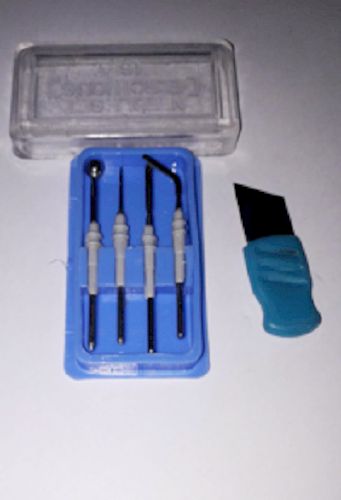 NEEDLE SET (ELECTRODES) FOR DISPOSABLE HAND SWITCH PENCIL- 10 PCS - $84.15