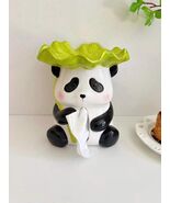 Handmade Ceramic Box Holder, 3D Leaf Engraving Decorative Living Room Or... - $36.95