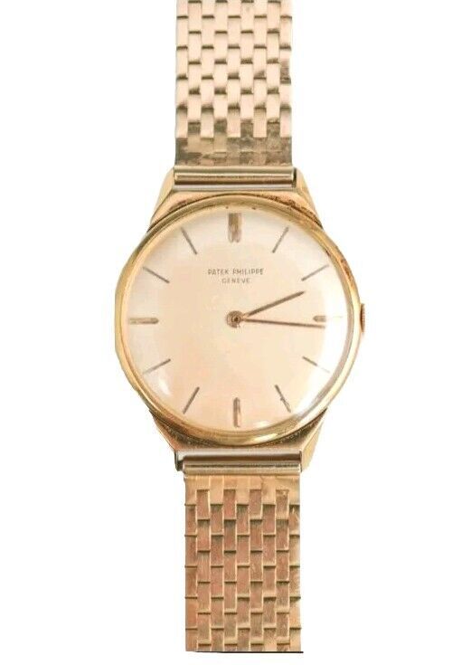 Authenticity Guarantee 
Vintage 1950's Mens Patek Philippe Calatrava Watch 18... - $8,396.49