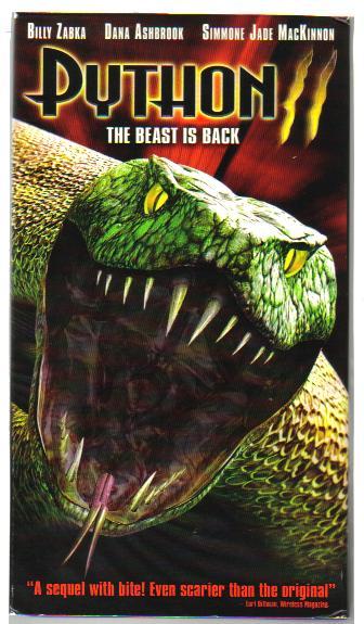 PYTHON II (vhs) military snakes crash in Russia, huge like Anaconda ...