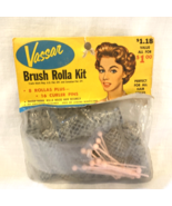 Vintage Vassar Brush Rolla Kit 8 Hair Curlers NEW - $269.84 MXN