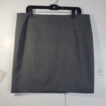 Womans Express Gray Mini Skirt Size 14 Length 19&quot; - $19.49