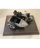 Harley Davidson 99195-95V 1933 Motorcycle Sidecar Bank Silver COA Stand ... - £118.57 GBP