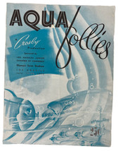 Vintage 1946 Olympic Swim Stadium Program &quot;AQUA FOLLIES&quot; Program Magazine - £59.35 GBP