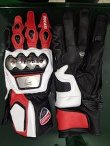 Ducati Leather Motorbike Motorcycle Gloves Men&#39;s Hand Accessory Racing - £86.52 GBP