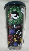 Tervis Peanuts Gang Merry &amp; Bright Christmas Wrap 24-oz Tumbler w/Lid - £19.45 GBP