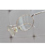 Vintage Nine West Gold Tone Glasses/Eyeglasses Frame 9WT 49[]18 130 Frame - $45.00