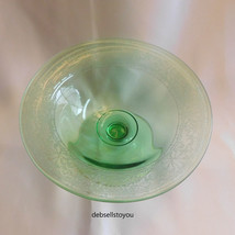 Green Glass Compote # 22177 - $6.88