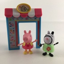 Peppa Pig Photo Booth Playtime Playset Action Figures Zoe Zebra Vintage 2003 Toy - £15.60 GBP
