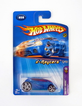Hot Wheels Vandetta #058 X-Raycers 8/10 Blue Die-Cast Car 2005 - £3.15 GBP