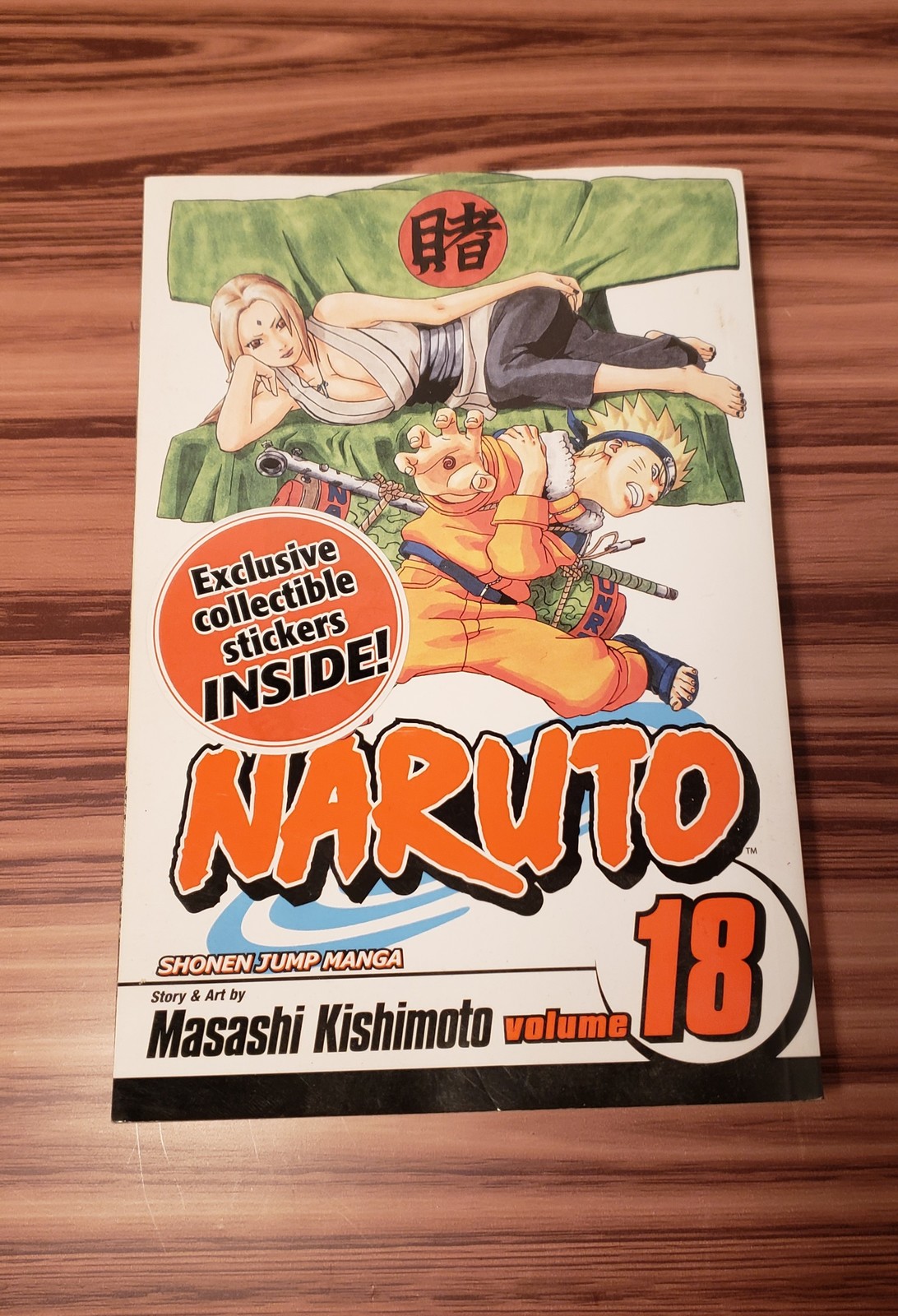 Primary image for Naruto Shonen Jump Manga Volume 18 with Collectible Stickers Graphic Novel