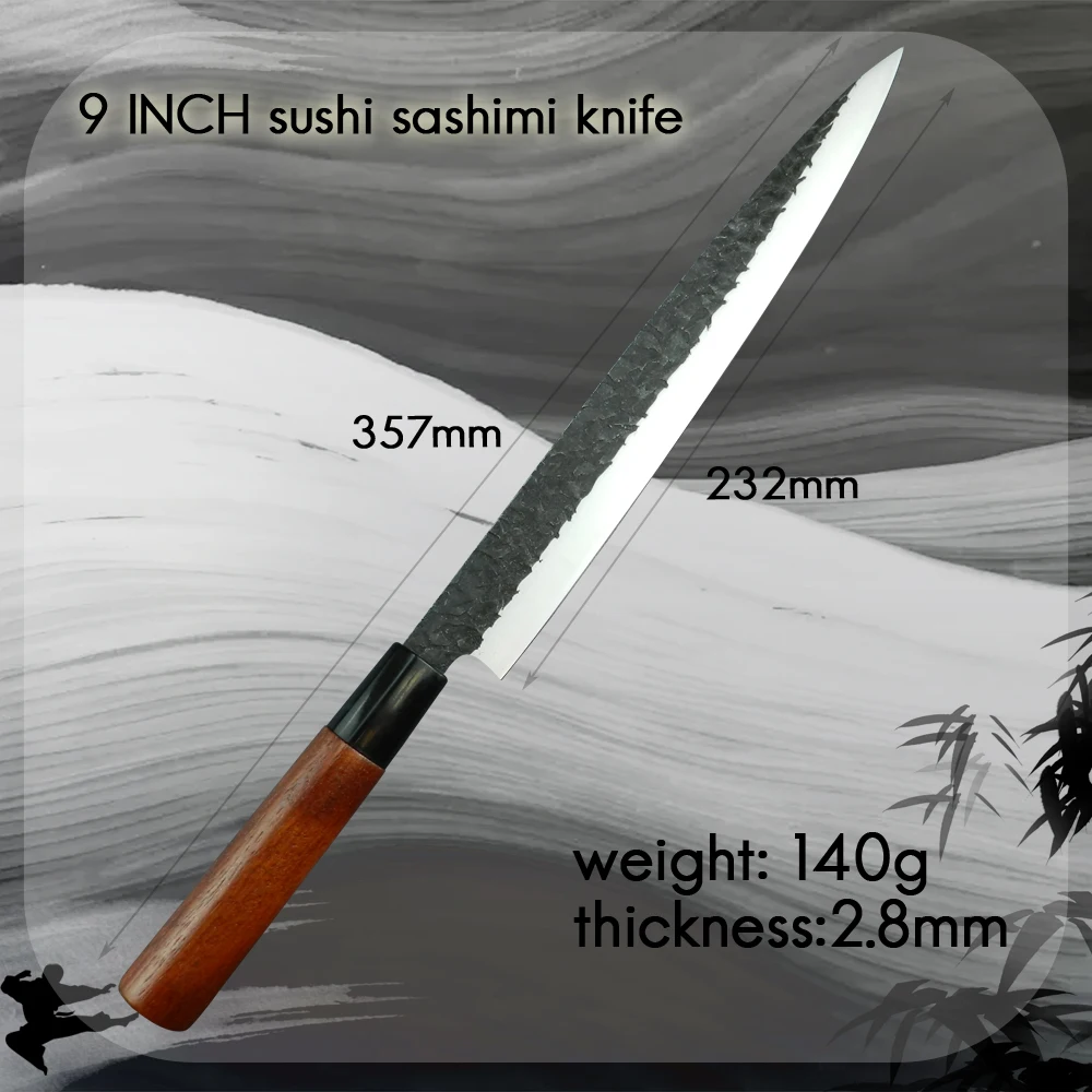 House Home RZD Sashimi Sushi Filleting A Stainless Steel 9 INCH Boning Fish Slic - £70.34 GBP