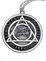 Rune Protection Collar Constantine 20&quot; Sigil Movie Amulet Potente Colgante - £7.28 GBP