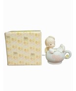 1994 Precious Moments &quot;Dropping In for the Holidays&quot; Angel in a Cup #531952 - $24.38 CAD