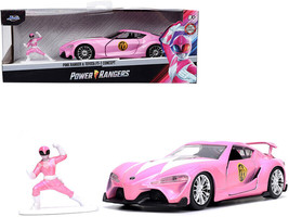 Toyota FT-1 Concept Pink Metallic Pink Ranger Diecast Figurine Power Rangers Hol - £17.23 GBP