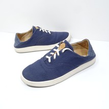OluKai Kohu Womens Size 9 Low Top Canvas Sneakers Shoes Blue White - $35.99