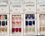 Kiss imPress LE Press On Nail Holiday/Christmas 30 Nails BUY 2 GET 2 FRE... - €8,69 EUR+