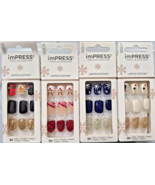 Kiss imPress LE Press On Nail Holiday/Christmas 30 Nails BUY 2 GET 2 FRE... - $9.99+