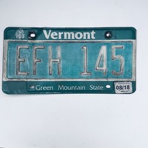 2018 United States Vermont Green Mountain Passenger License Plate EFH 145 - $24.42 CAD