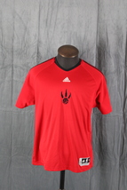 Toronto Raptors Shooting Shirt (Retro) - Stitched Graphic by Adidas - Me... - $65.00