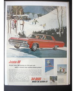 Vintage Oldsmobile Jetstar 88 Color Advertisement - 1964 Olds Jetstar 88 Ad - $12.99
