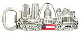 St. Louis Missouri Metal Bottle Opener Fridge Magnet - $9.99