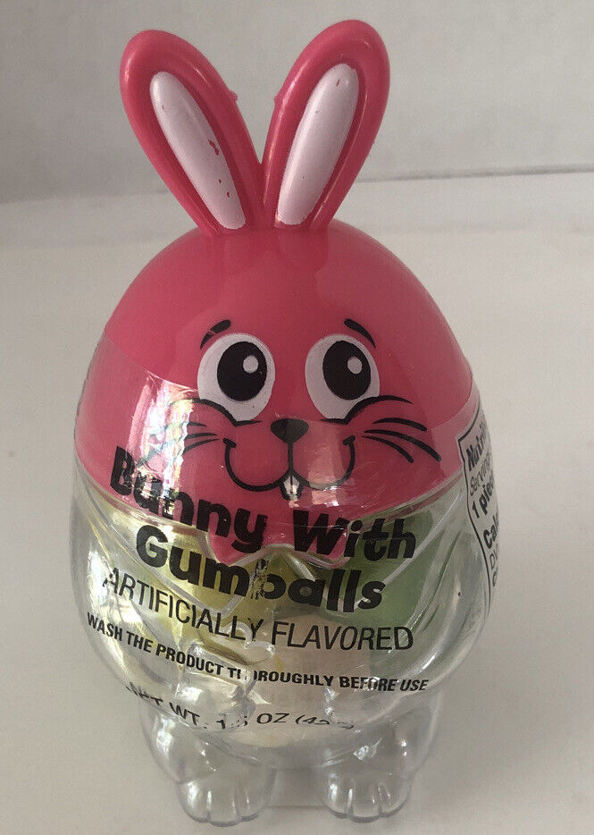 NEW Pink Easter Bunny with Gumballs SHIPS N 24 HRS - $8.79