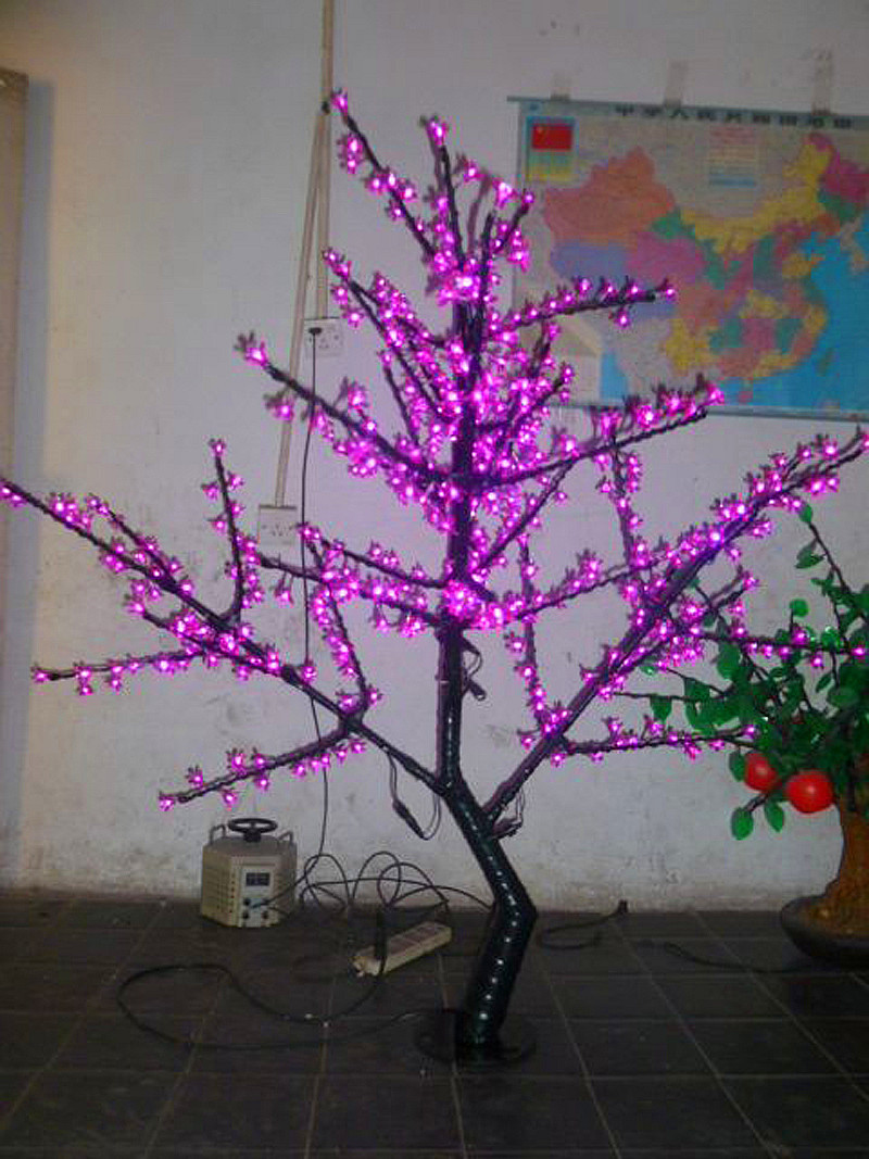 5ft Purple Waterproof LED Cherry Blossom Christmas Tree Night Light Part... - $289.00
