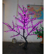 5ft Purple Waterproof LED Cherry Blossom Christmas Tree Night Light Part... - £225.95 GBP