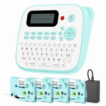 D210S Label Maker, Potable Labeler Maker Machine With 4 Laminated Tapes ... - £70.76 GBP