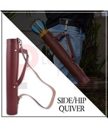 Back Quiver Archery Handmade Arrow Quivers Genuine Leather Quiver for Hu... - £16.61 GBP