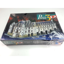 Chateau de Chenonceau 806 Piece Challenging 3D Puzzle 1996 Milton Bradley - $39.59