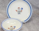 Oneida Humpty Dumpty Child Plate and Bowl Set 1994 Lot of 2 - $17.30 CAD